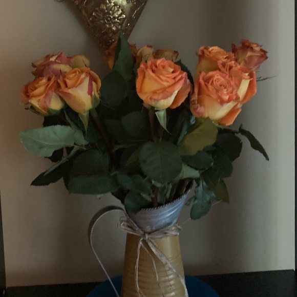 Vintage Filigree turquoise earrings length 2” 👀 - Picture 9 of 9